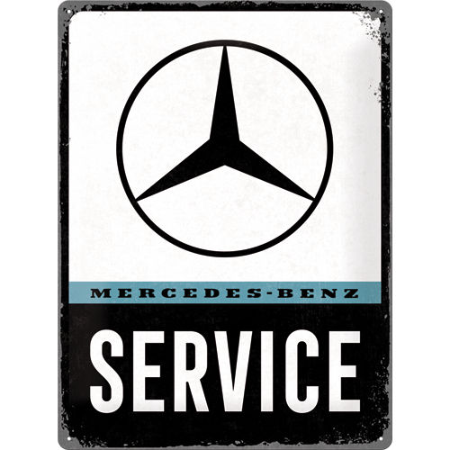 Peltikyltti Mercedes-Benz Service, 30*40cm