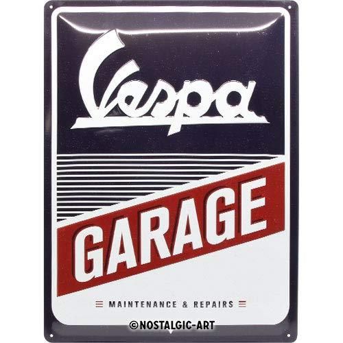 Peltikyltti Vespa Garage, 30*40cm
