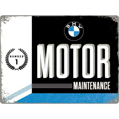 Peltikyltti BMW Motor Maintenance, 30*40cm