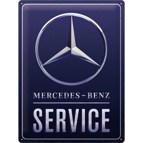 Mercedes Benz - Service peltikyltti 30*40cm